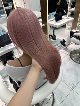 ロンドルピナス 小倉(Lond Lupinus) ミディアムヘア暗めカラー/デザインカラー/フェイスフレーミング