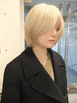 ダブ アオヤマ(DaB AOYAMA)&nbsp;ショートボブ×ハイトーンブロンドベージュ