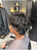 大人ラフパーマショート