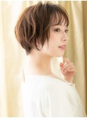 似合わせカット抜け感小顔ショートマッシュパーマX志木30代40代