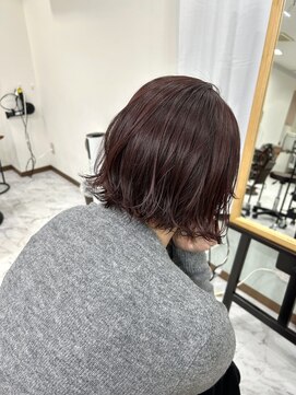 シェリー(Cherie) ピンクが可愛い外ハネボブ