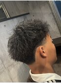 テーパーフェード×スパイキーショート