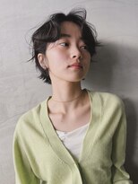 ヒュージ 三軒茶屋(huge)&nbsp;ショートボブ/くせ毛風パーマ/ニュアンスパーマ/20代30代