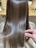【極艶ケア】カット＋縮毛矯正＋メテオカラー＋髪質改善TR￥32000