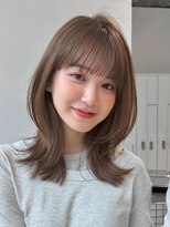 アンアミ オモテサンドウ ザ ツー(Un ami omotesando THE2) ミディアム/ミディアムレイヤー/レイヤーカット/くびれヘア