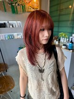 イェスオキナワ(yes okinawa)&nbsp;オレンジカラーが可愛い！たっぷりレイヤーカット