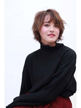 アライヘアアンドメイク(Arai Hair&Make) ジェンダーレスショート/束感ショート/テラコッタ