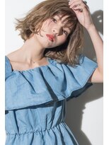 クアトロ グランシュ 川崎店(QUATRO × GranCieux)&nbsp;【QUATRO】切りっぱなし外ハネボブ