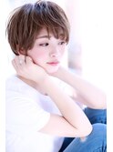 アッシュ小顔ラフショートスタイル【Cloud zero】