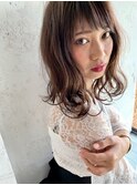 Belle BIANCA シースルーバング 無造作カール by.マツモト