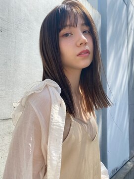 メロウ(MELLOW) beige color×パツッと束感ヘア/表参道/原宿/明治神宮前