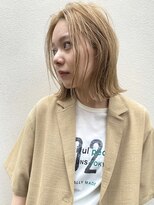 ソイ 下北沢(soi)&nbsp;ハイトーンベージュの外ハネボブ