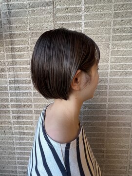 クイントネオリーブ 自由が丘正面口店(quint:neolive) ウォームベージュ×ミニボブ