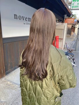 ノウェム バイ シーラス(novem by cirrus) 【novem】春カラー・アッシュベージュ20代/30代/40代/50代