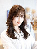 エムスラッシュ みなとみらい馬車道店(M SLASH)&nbsp;馬車道/流れるレイヤー/シースルーバング/ヘルシーブラウン