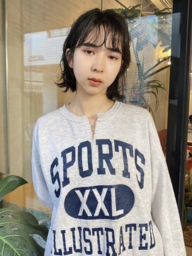 ヒュージ 三軒茶屋(huge) ボブウルフ/くるくるパーマ/スパイラルパーマ/モードヘア