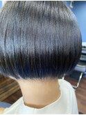 裾カラーハイライト