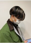 MEN'S HAIR/束感ショート/ハイライト/ツーブロックマッシュ