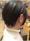 髪質改善ストレートパーマくびれショートボブトリートメント6