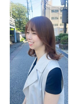 トータルビューティーサロン ディーグレース(TotalBeautySalon D.Grace) ミディアム透明感カラー