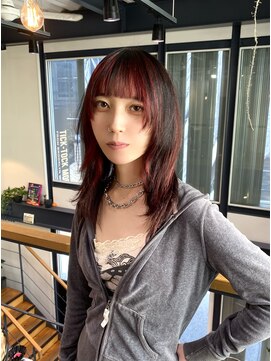 チックタック モーガン モデル(TICK-TOCK MORGAN Model) コントラストレッドデザインカラー