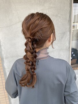 ルブランヘアギャラリー(Le blanc hair gallery) ツインアレンジ