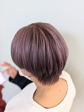 ウィズ 本店(With) すっきりマッシュショート　ピンクグレージュ  20代30代40代