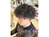 【メンズ】メンズカット+ツイストスパイラルパーマ￥11550#パーマ#フェード
