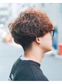 CAF河内 マッシュパーマ メンズパーマ 20代30代 大阪 心斎橋