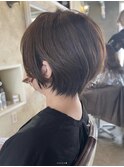 丸みショート/上品大人ショート/レイヤーカット/ショートヘア
