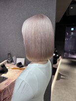 ペレ 栄店(PELE) デザインカラー/レイヤーカット/ウェットヘア/オリーブベージュ