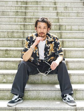 クラスコウベ 三宮店(Krass kobe) ニュアンスパーマバックスタイル【上野 竜司】