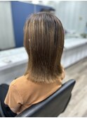 似合わせカット/外ハネスタイル