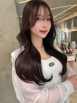 ロンドシェリ 仙台(Lond Cheri) イメチェン ブルーブラック 美髪 レイヤーカット 髪質改善 韓国