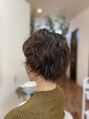 アージュ(age) 癖毛活かしカットでパーマをせずカラーも合わせて立体感を!