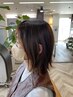 大人女子の上質デザインカラー＆小顔カット&リペアメントコース