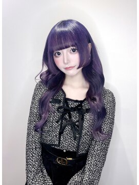 ヘアーエクステンド エフ 渋谷(f) パープルヘアー