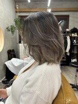 ソルトウォーター(SALT WATER) レイヤーカット/ブラウン/韓国ヘアー/ブリーチ/恵比寿