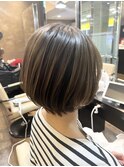 ショート/ナチュラルハイライト/トリートメント/髪質改善