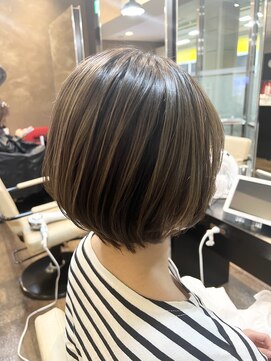 スタイル 皆実店(STYLE) ショート/ナチュラルハイライト/トリートメント/髪質改善