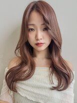 バイオレットジェム(Violet`jem) 柔らかチェリーベージュ/韓国レイヤースタイル AN-30