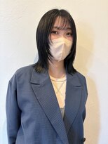 ソレイユトウキョウシブヤ(SOLEIL TOKYO shibuya)&nbsp;ミディアム顔周りレイヤーシャギーレイヤー外ハネヘア