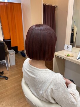 アメイジングヘアー 中沢店(AMAZING HAIR) ボブ×ピンク
