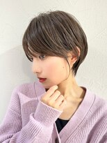 アンド ストーリーズ(&STORIES)&nbsp;前髪あり耳掛け丸みくびれ大人ショートボブ20代30代40代50代＊