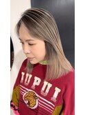 ベージュ系バレイヤージュ