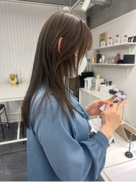 イーチ 吉祥寺(EACH) 【まつり】顔まわりレイヤー×オリーブベージュ