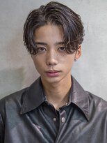 シティ(CITY) 小久保styleフェザーパーマフェザーショートグレーエンドカラー