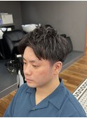 アップバングショート/メンズカット/大人メンズ