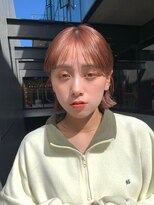 セイドット オモテサンドウ(Say. omotesando)&nbsp;Say.切りっぱなしボブローズブラウンダークレッドモーヴピンク