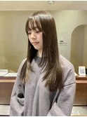 レイヤースタイル　オリーブグレージュ